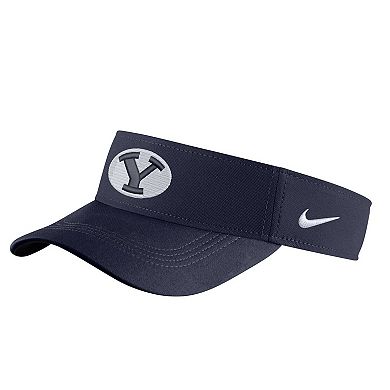 Men's Nike BYU Cougars Navy Sideline Performance Visor