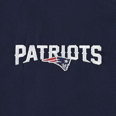 Men's Dunbrooke Navy New England Patriots Hurricane Raglan Full-Zip Windbreaker Jacket