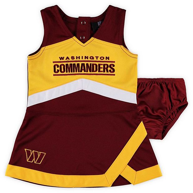 Washington Commanders Girls Toddler Cheerleader T-Shirt