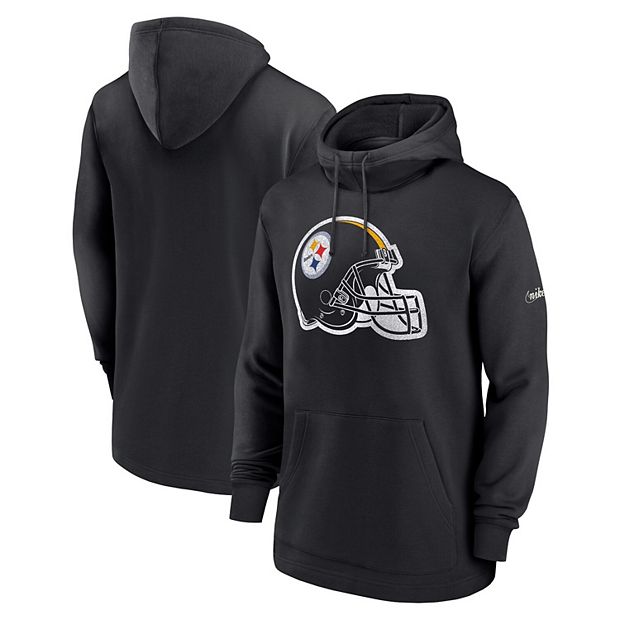 Men s Nike Black Pittsburgh Steelers Classic Pullover Hoodie