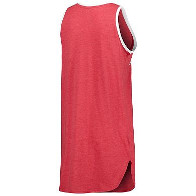 Women's Concepts Sport Crimson Oklahoma Sooners Tank Top Nightshirt