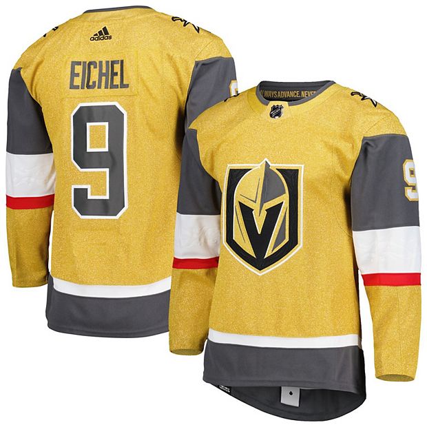 Adidas Men's Jack Eichel Gold Vegas Golden Knights Primegreen