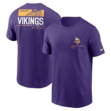 Men's Nike Purple Minnesota Vikings Team Incline T-Shirt