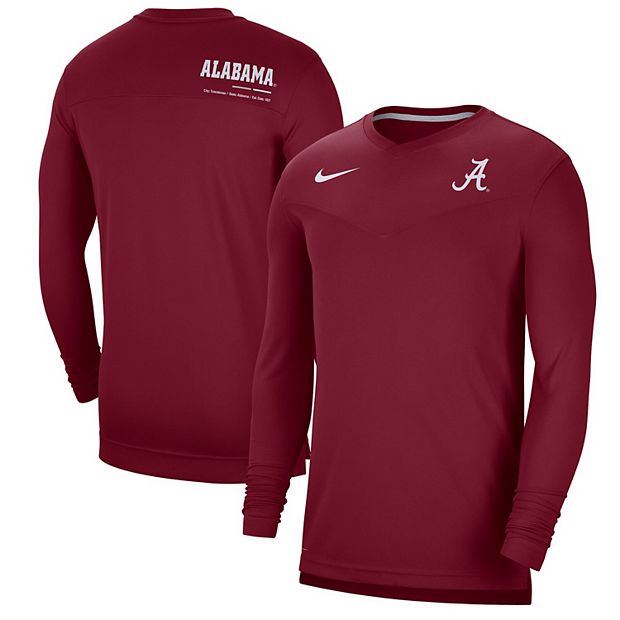 Lids Alabama Crimson Tide Women's Plus Long Sleeve Stripe V-Neck T-Shirt