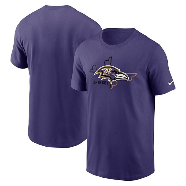 Men's Nike Purple Baltimore Ravens Essential Local Phrase T-Shirt