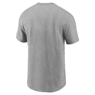 Men's Nike Heathered Gray New Orleans Saints Team Athletic T-Shirt
