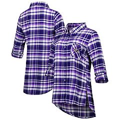 Baltimore Ravens Pajama Pants Men's Large Purple Plaid Flannel  Sleepwear NFL