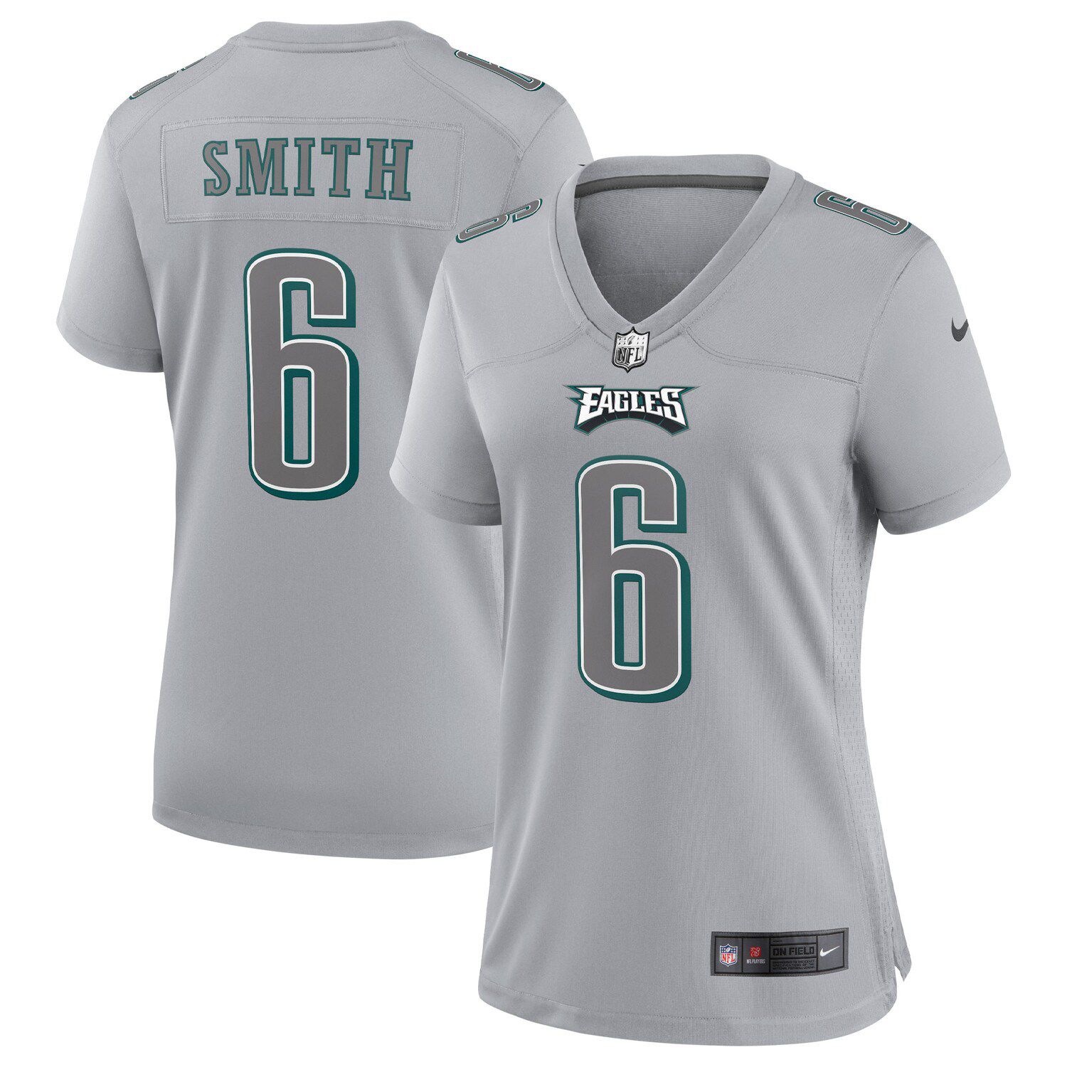 Men's Nike DeVonta Smith Midnight Green Philadelphia Eagles Super Bowl LVII  Patch Game Jersey