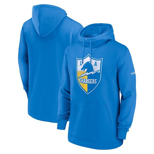 Men's Nike Powder Blue Los Angeles Chargers Fan Gear Pullover Hoodie