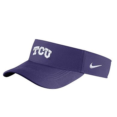 Men's Nike TCU Horned Frogs Purple Sideline Performance Visor