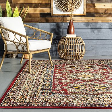 nuLoom Indoor/Outdoor Transitional Medieval Randy Area Rug