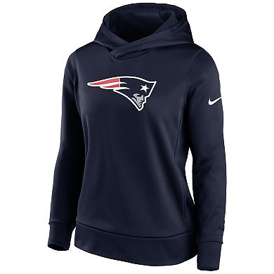 Women's Nike Navy New England Patriots Performance Pullover Hoodie
