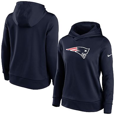 Women's Nike Navy New England Patriots Performance Pullover Hoodie