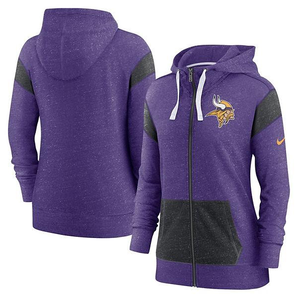 Nike Women's Assymetrical (NFL Minnesota Vikings) Full-Zip Hoodie in Purple, Size: Medium | 00CY035M9M-06K