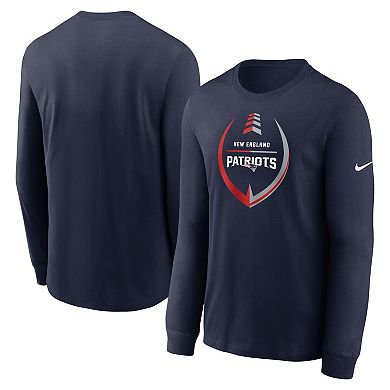 Men's Nike Navy New England Patriots Icon Legend Long Sleeve T-Shirt