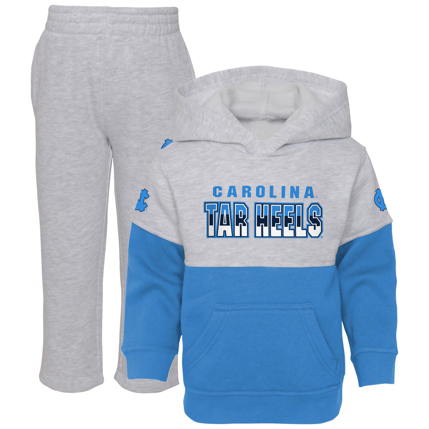 Outerstuff Infant Royal/Heather Gray Chicago Cubs Playmaker Pullover Hoodie & Pants Set