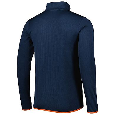 Men's Columbia Navy Florida Gators Park View Omni-Wick Half-Zip Top