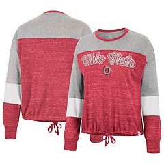 Men's Kansas City Chiefs Junk Food Heathered Red/Red Contrast 3/4-Sleeve  Raglan Tri-Blend T-Shirt