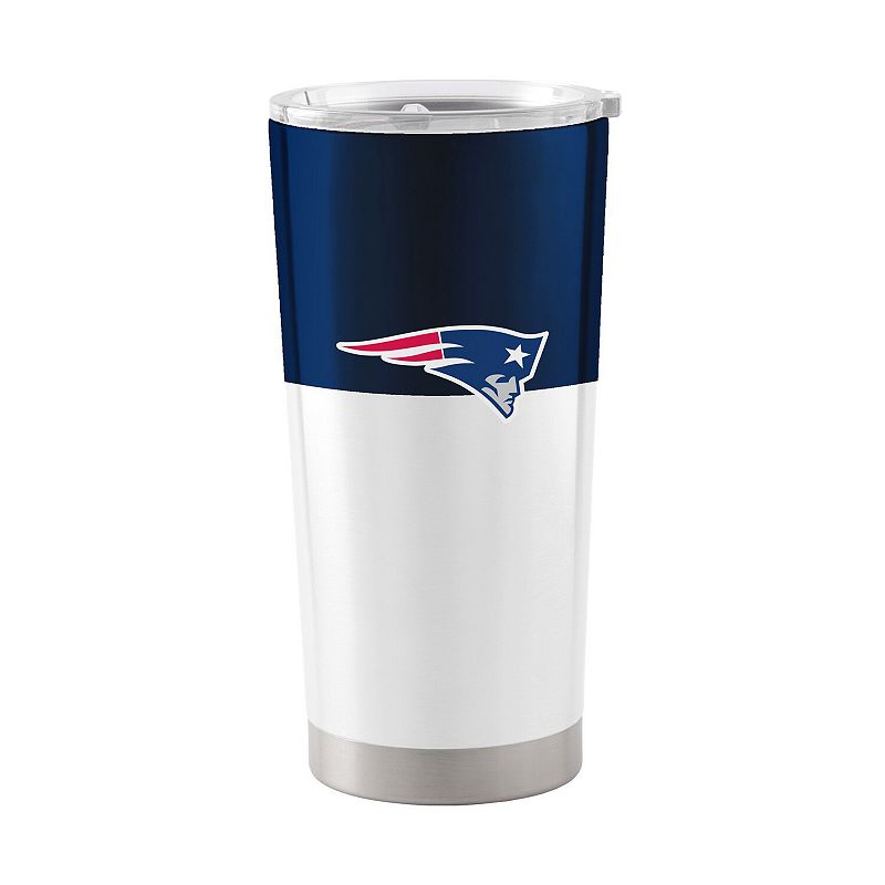 New England Patriots 20oz. Colorblock Stainless Tumbler, Multicolor