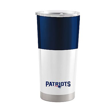 New England Patriots 20oz. Colorblock Stainless Tumbler