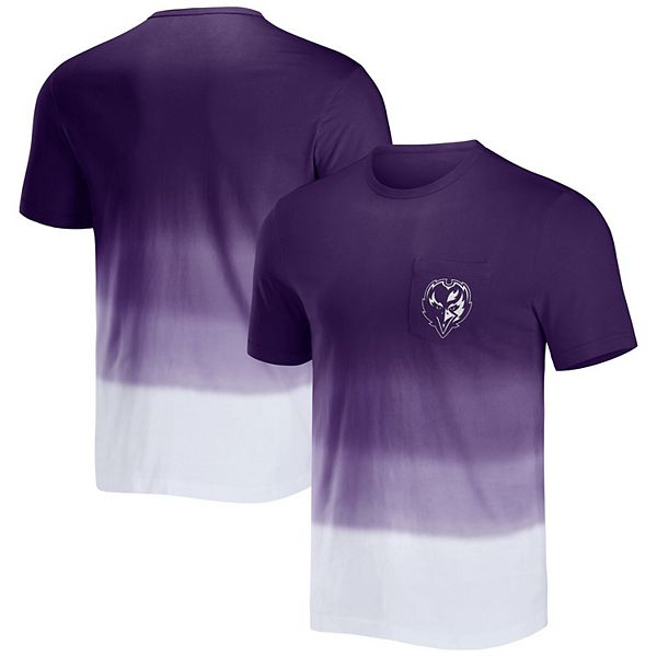 Baltimore Ravens Medium Purple & White Short Sleeve Shirt