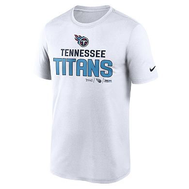 Men's Nike White Tennessee Titans Legend Community Performance T-Shirt