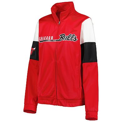 Women's G-III 4Her by Carl Banks Red Chicago Bulls Change Up Full-Zip Track Jacket