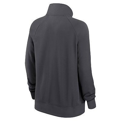 Women's Nike Charcoal San Francisco 49ers Premium Raglan