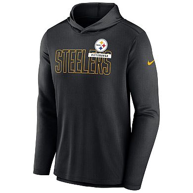 Men's Nike Black Pittsburgh Steelers Performance Team Pullover Hoodie