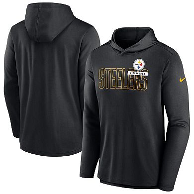 Men's Nike Black Pittsburgh Steelers Performance Team Pullover Hoodie