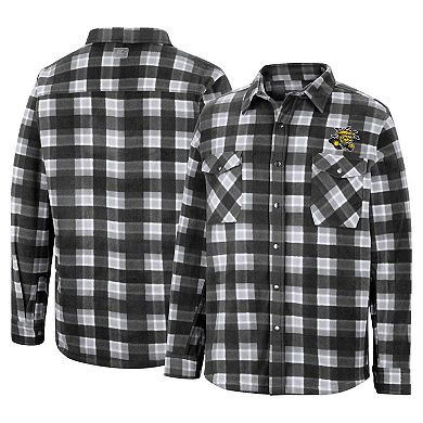 Men's Colosseum Black Wichita State Shockers Ellis Full-Snap Jacket