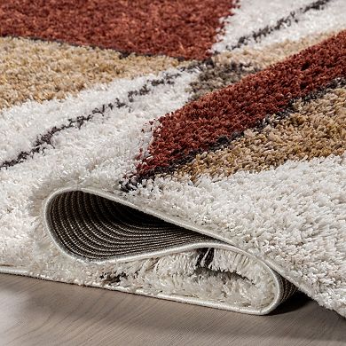 nuLoom Kali Shaggy Diamond Tassel Area Rug