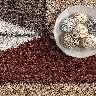 nuLoom Kali Shaggy Diamond Tassel Area Rug