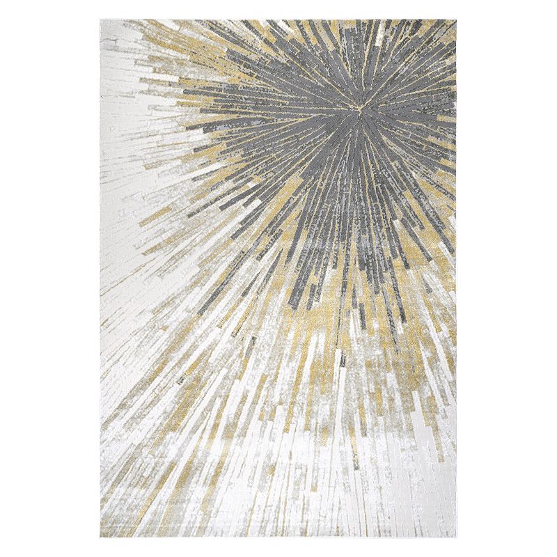 nuLoom Amaya Abstract Area Rug, Yellow, 8X10 Ft