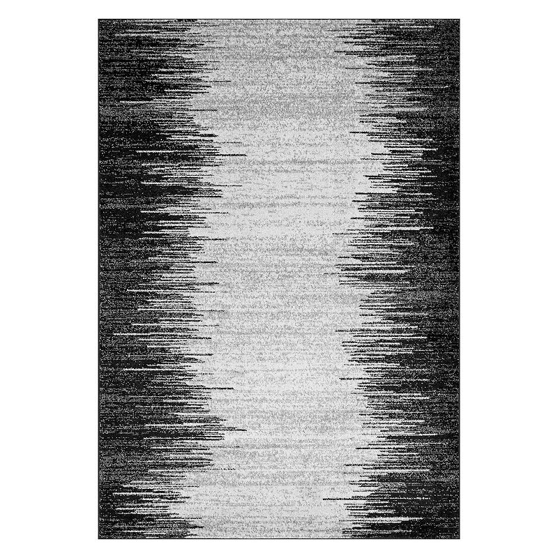 nuLoom Contemporary Lurline Area Rug, Grey, 8X10 Ft
