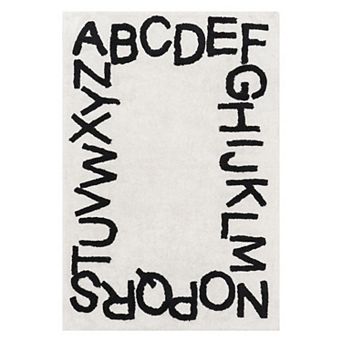 nuLoom Kids Washable Round Alphabet Rug