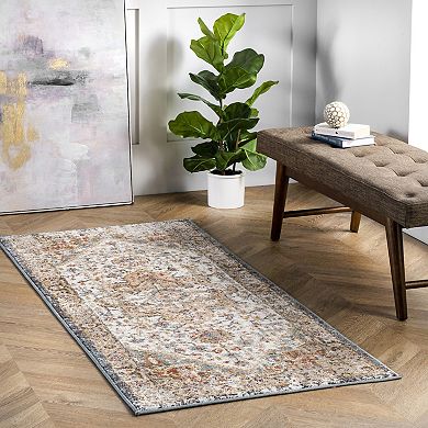 nuLoom Justine Vintage Medallion Area Rug