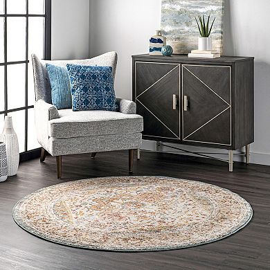 nuLoom Justine Vintage Medallion Area Rug