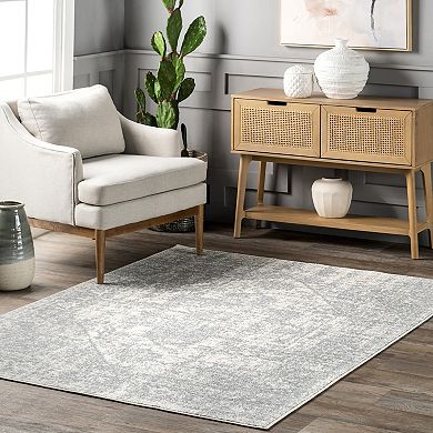 nuLoom Justine Vintage Medallion Area Rug