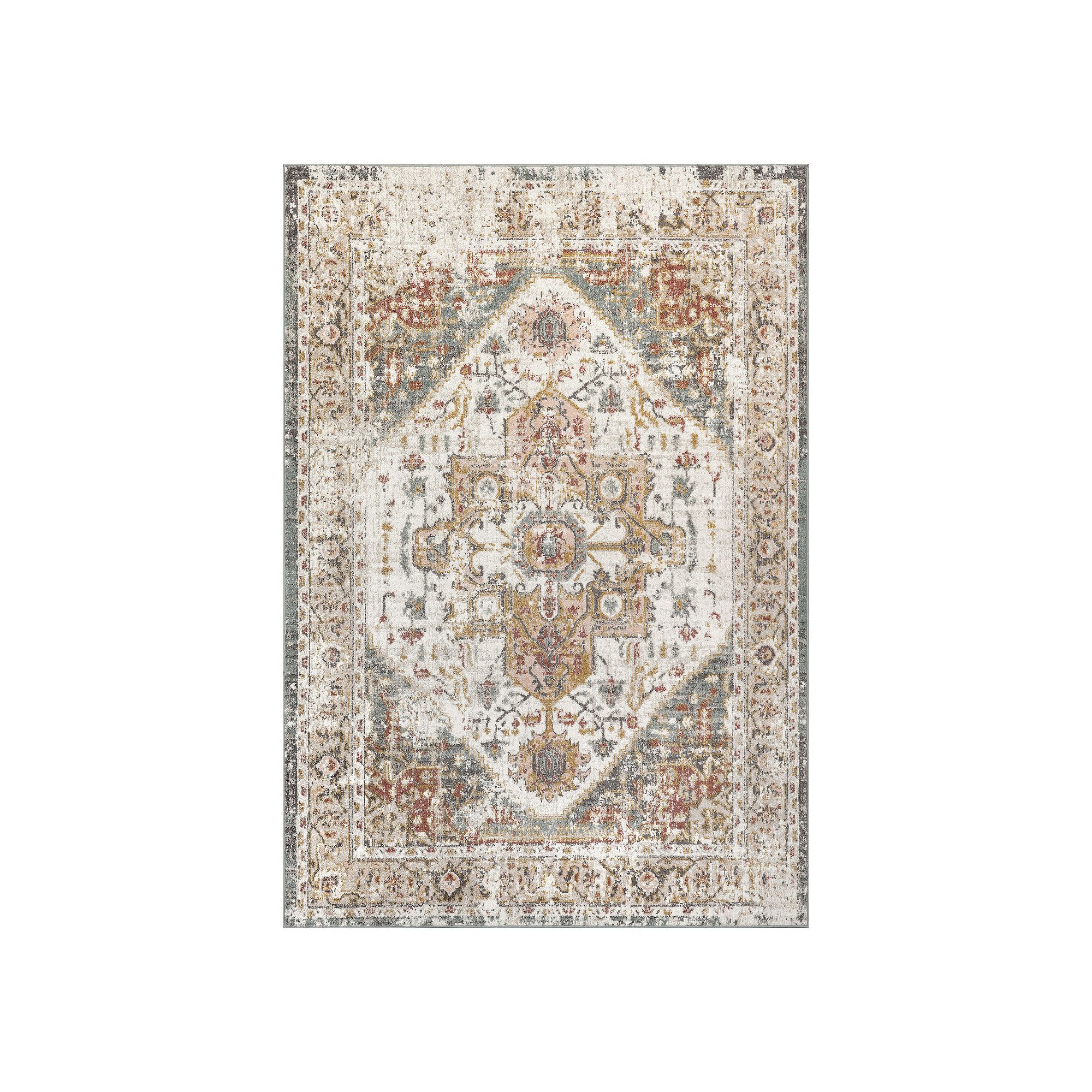 nuLoom Justine Vintage Medallion Area Rug, Beige