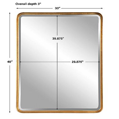 Rounded Rectangle Wall Mirror