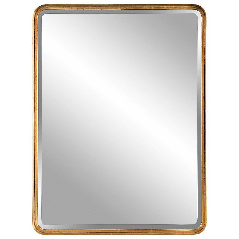 Uttermost Rounded Rectangle Wall Mirror, Yellow