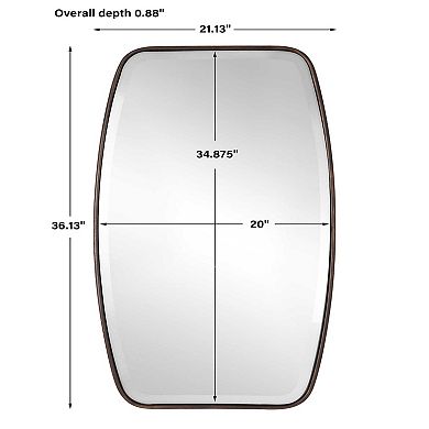 Rounded Rectangle Wall Mirror