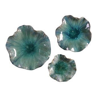 Abella Blue Ceramic Decor 3 pc Set