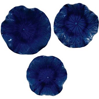 Abella Blue Ceramic Decor 3 pc Set