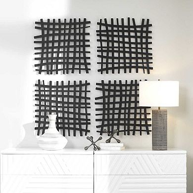 Gridlines Iron Wall Decor