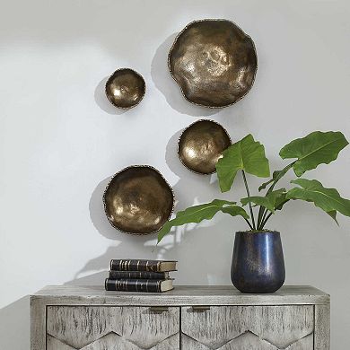 Lucky Coins Wall Decor 4-piece Set