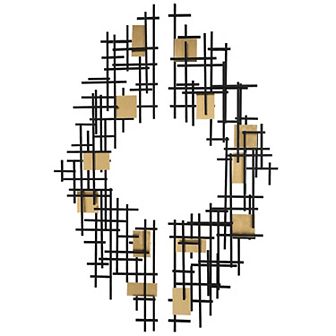 Reflection Metal Grid Wall Decor 2 pc Set