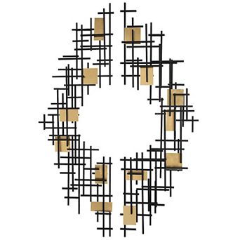 Reflection Metal Grid Wall Decor 2 pc Set