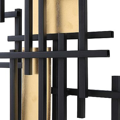 Reflection Metal Grid Wall Decor 2-piece Set
